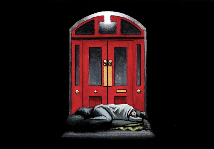 Landlords see an opportunity to profit from the pandemic Penn Club Cartoon_John Sadler