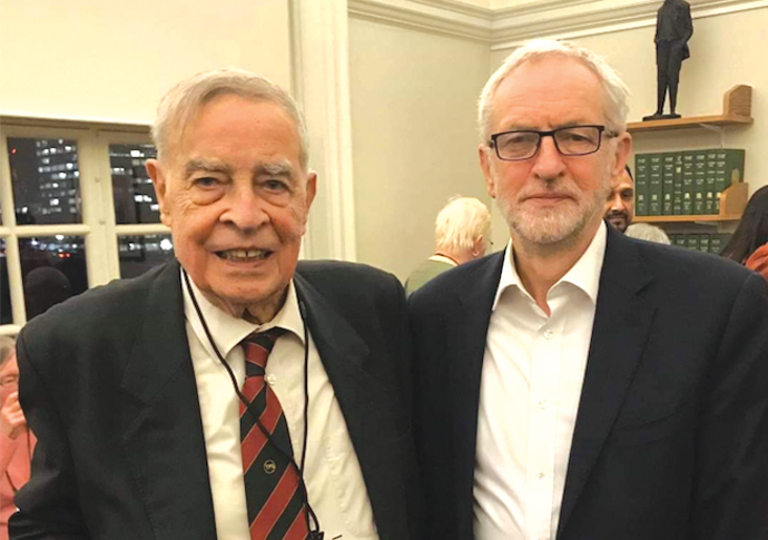 Stan Newens and Corbyn