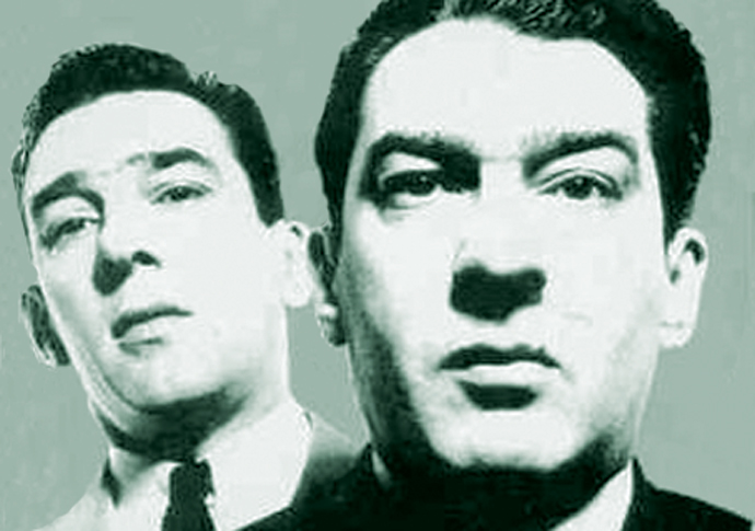 Kray twins Ronnie and Reggie