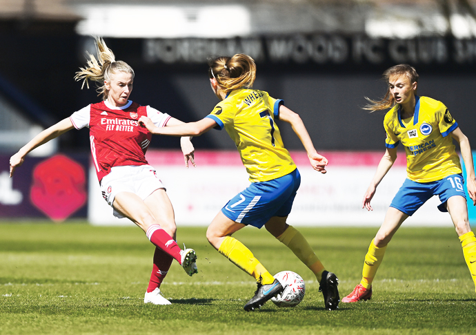 England defenders to face off in FA Cup semi-final Leah Williamson IMG_6146