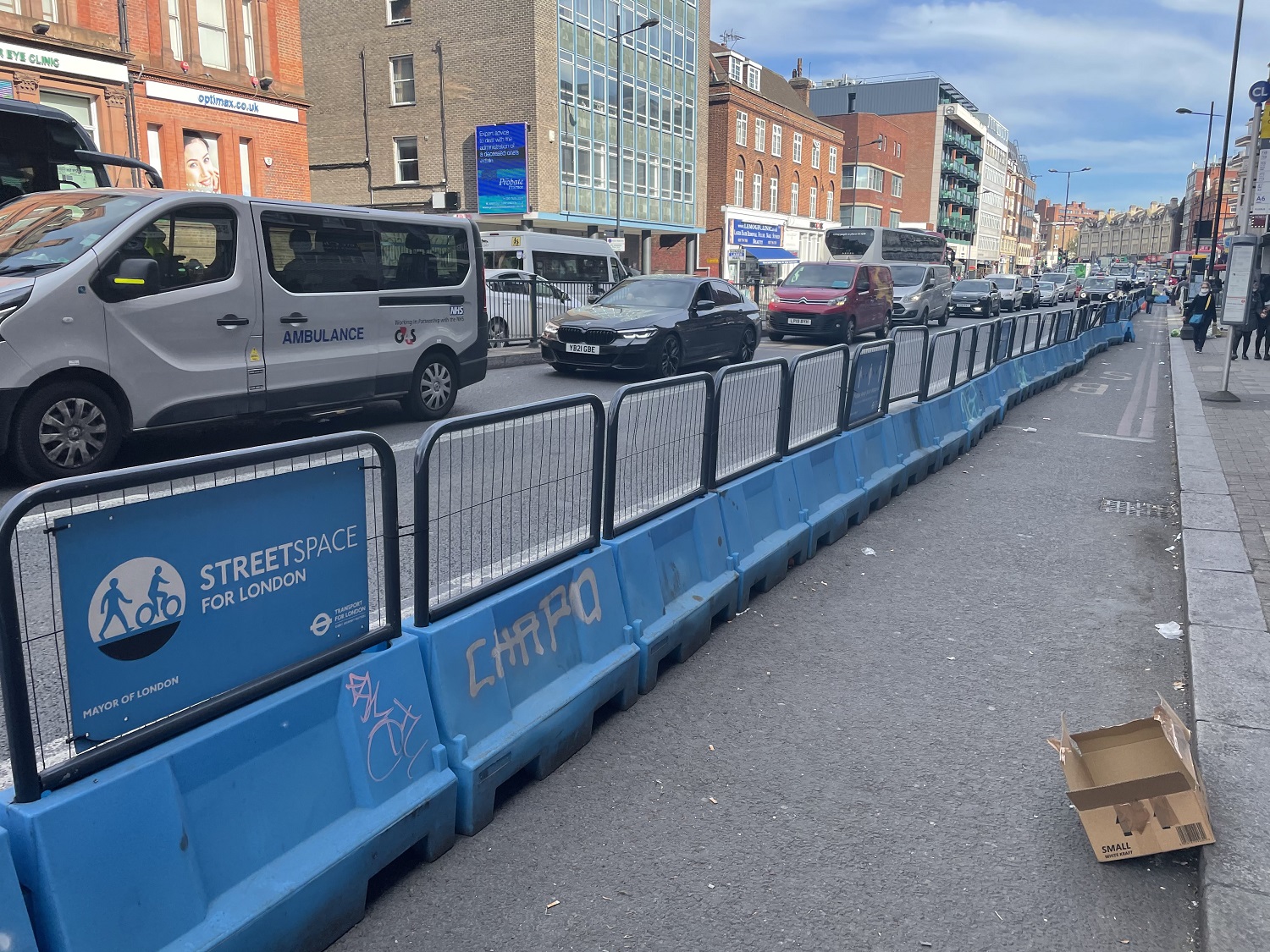 Finchley Road pedestrian space