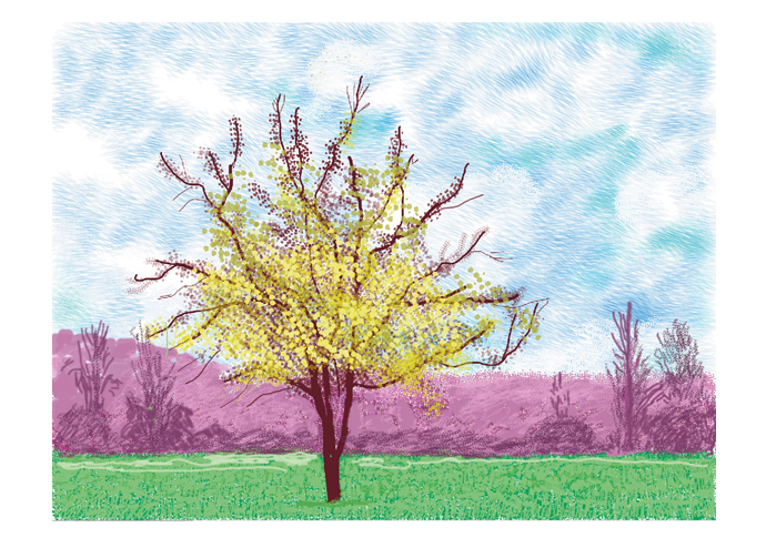 Jolly Hockney sticks David Hockney 88