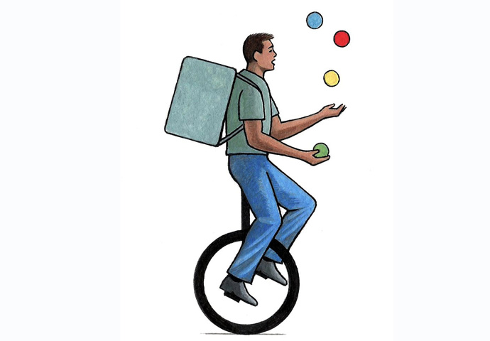 Reckless Rider Cartoon