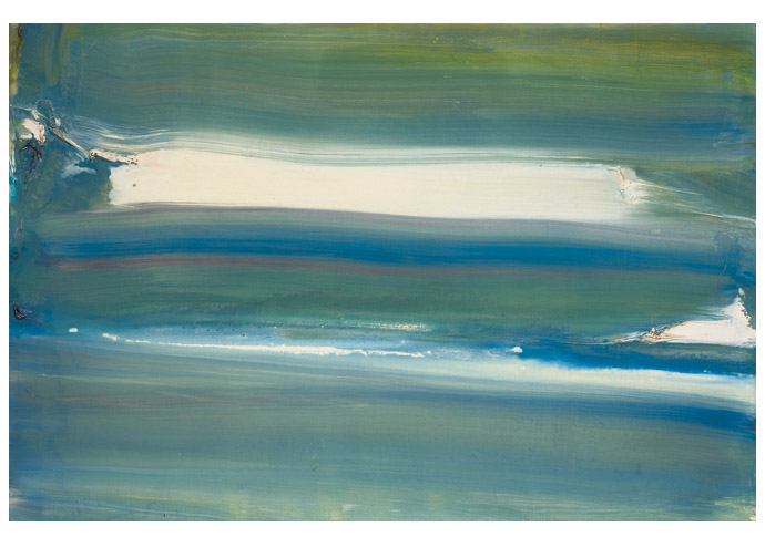 ‘Fervent abstraction’ Longue barre bleue Svanoy