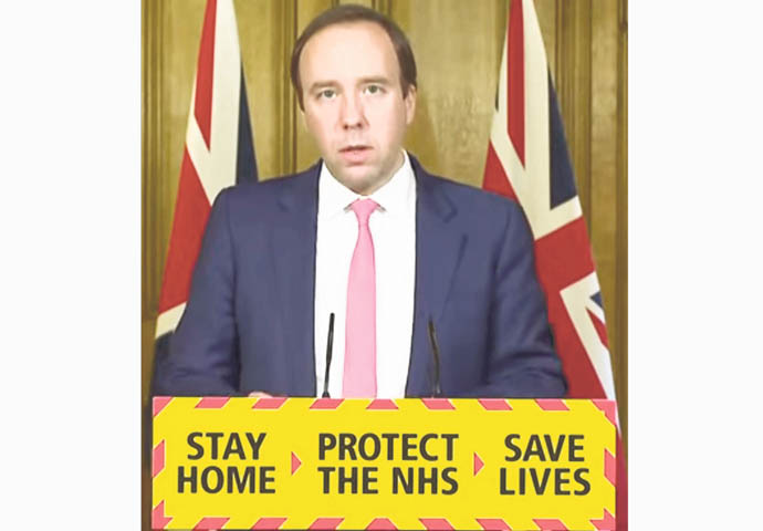 NHS Test and Trace should be in the hands of the professionals Matt hancock