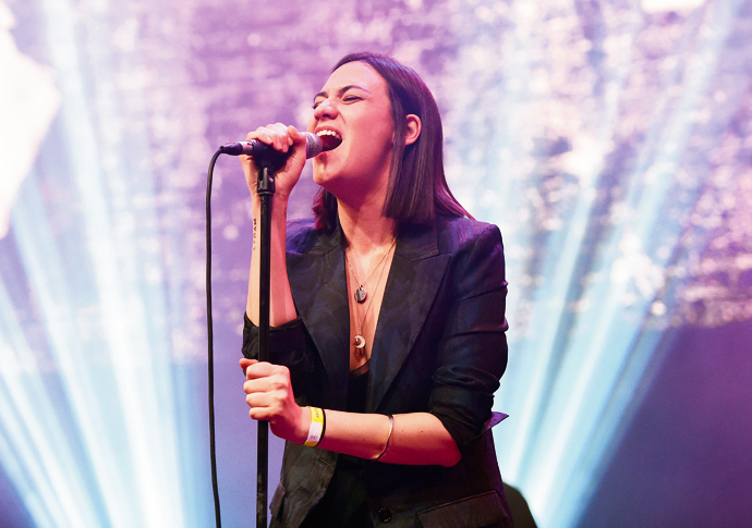 Grooves: Nadine Shah; Oslo Twins; White Lies; Skinnyman Nadine Shah cutout