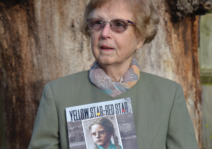 Wrong time, wrong place… Agnes Kaposi with book
