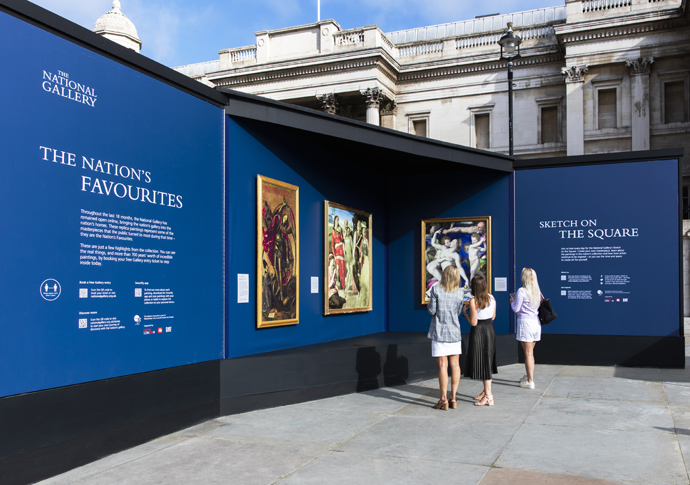 The National Gallery bringing art outdoors to Trafalgar Square NATIONAL GALLERY_03