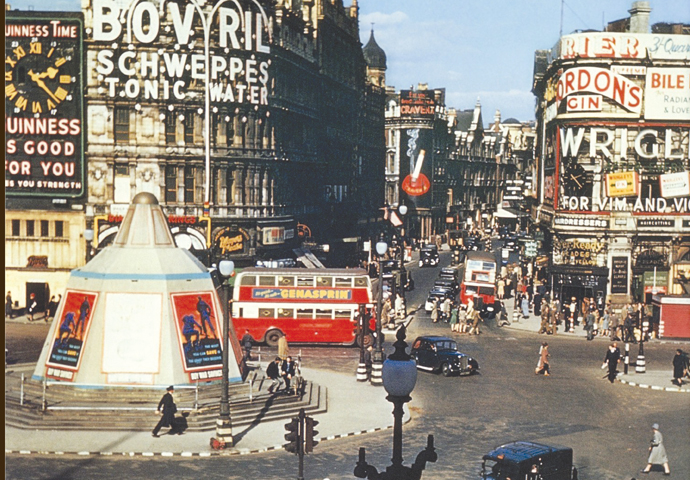 Piccadilly Circus from Stephen Hoare book