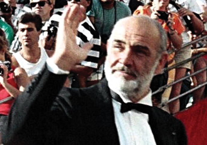 Shaken and stirred! Sean Connery_photo by Alan Light