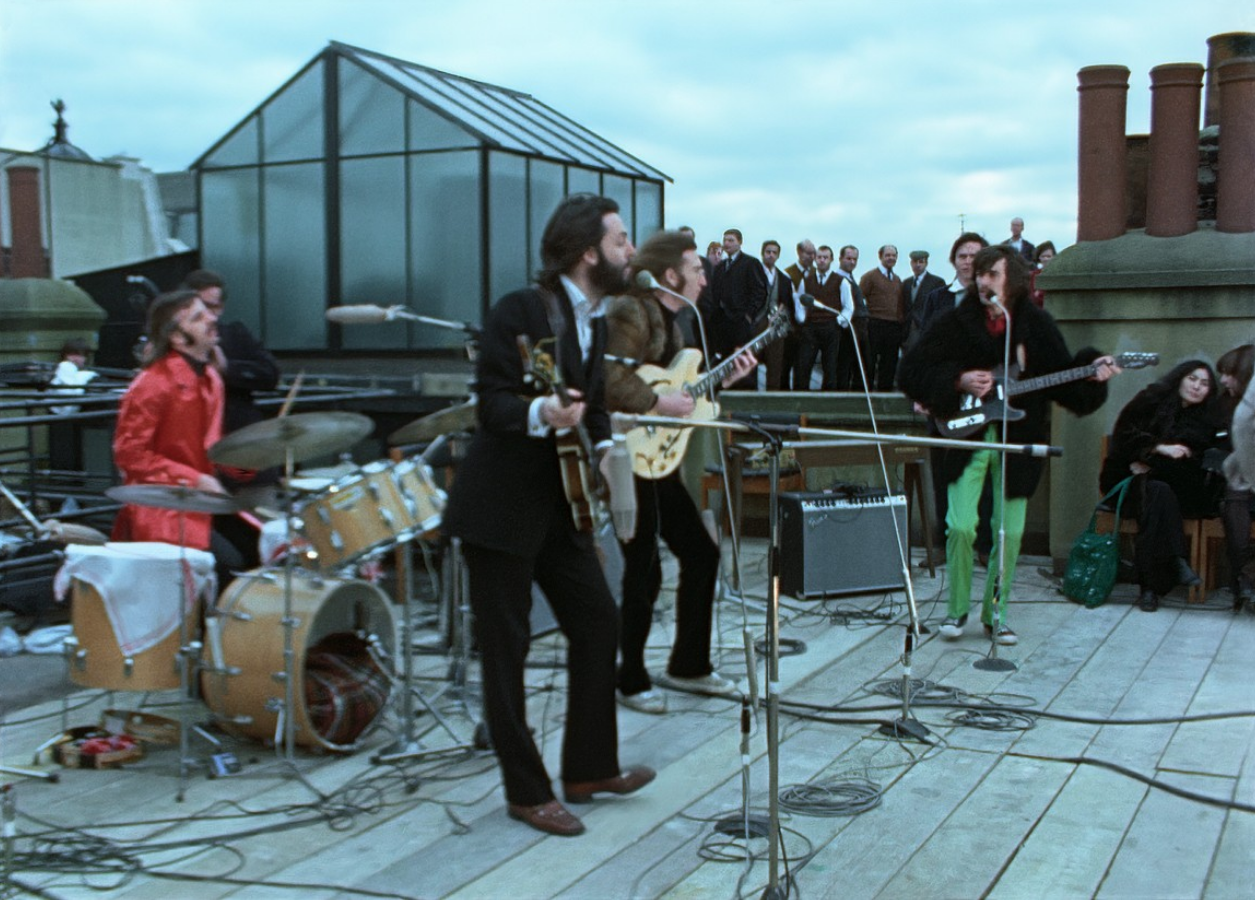 Fab four’s famous roof gig could have been held ‘up Primrose Hill’ Beatles_last live performance on roof of 3 Savile Row
