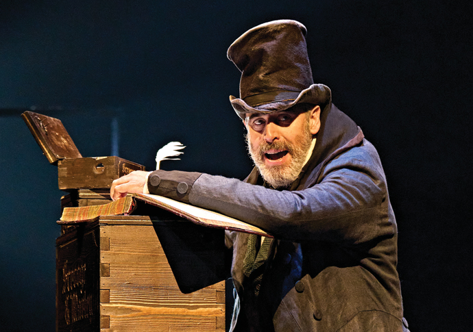 Review: A Christmas Carol, at Old Vic Stephen Mangan in A Christmas Carol Credit Manuel Harlan