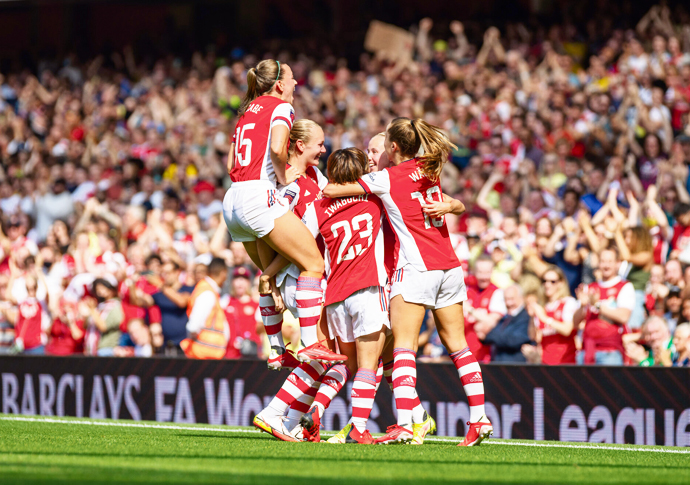 Gunners lead way at top of the WSL Arsenal v Chelsea - Barclays FA Womens Super League - Emirates Stadium