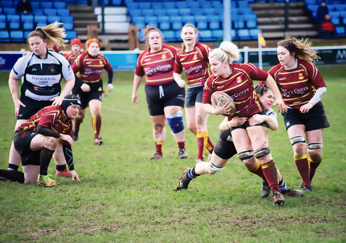 Rugby aces outflank title contenders HRFC - Geraldine McGroarty - club captain - flanker
