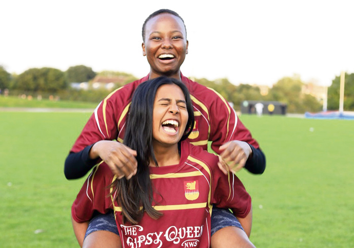 How rugby can give new players a lift Hampstead Ladies RFC - Arti Vasanthakumaran and Betsy Echessa