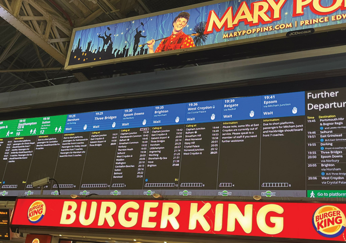 Harrington: Flap-flip-flap timetable boards – for kitchens, not stations Victoria Station