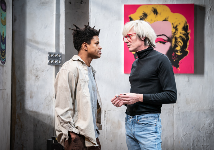 Review: The Collaboration, at Young Vic Jeremy Pope and Paul Bettany in The Collaboration (c) Marc Brenner