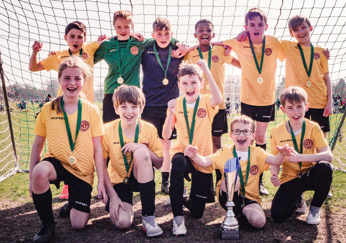 Kentish Town FC Under-12s - cup champions
