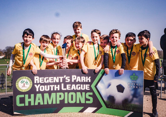 Season reaches a thrilling finale for youth league aces Kentish Town U10s B Cup winners