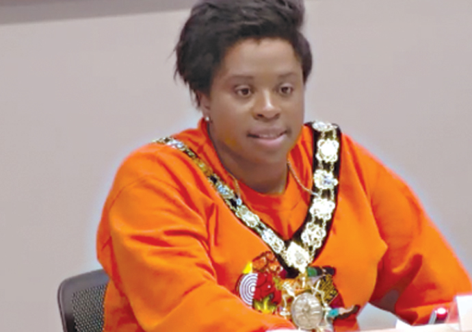 Harrington: Chain of command – yes, I am the mayor! Sabrina Francis