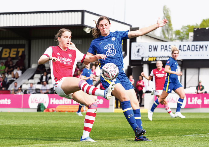 Arsenal v Chelsea - Womens FA Cup - Meadow Park