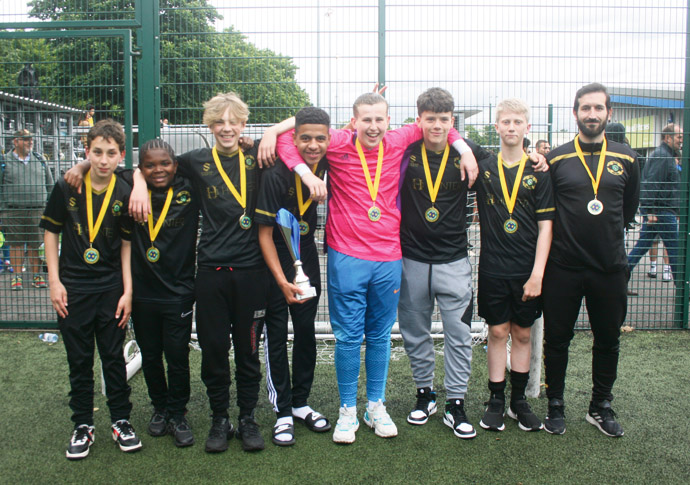 Alpha Football Intelligence - Under-14s Division A champions