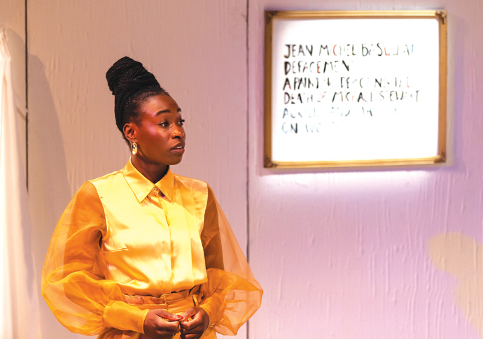 Review: The White Card, at Soho Theatre Christine Gomes in The White Card by Claudia Rankine