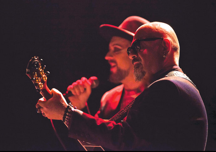 Greek chorus John Themis and Boy George