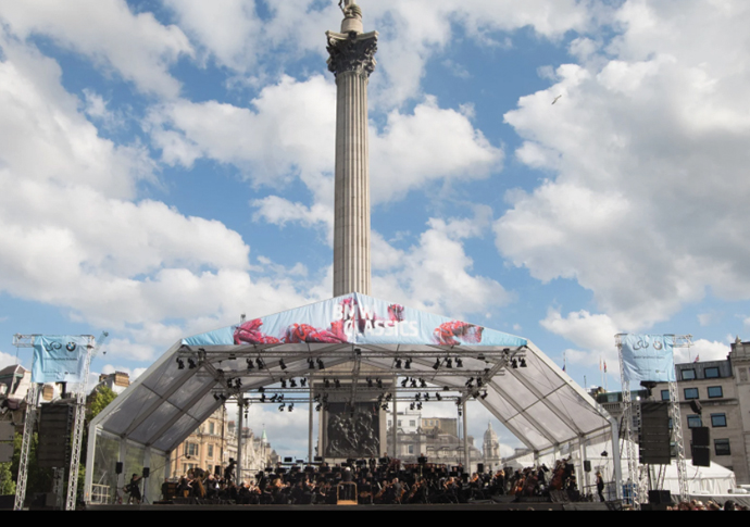 Trafalgar Square concert