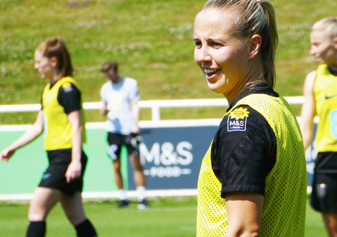 Arsenal’s Mead giving England edge in Euros Beth Mead_ credit Catherine Etoe