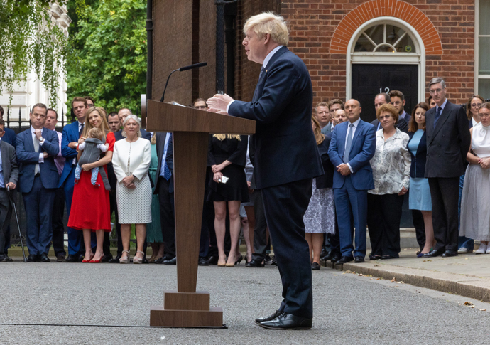 Boris Johnson resigning July 7 2022