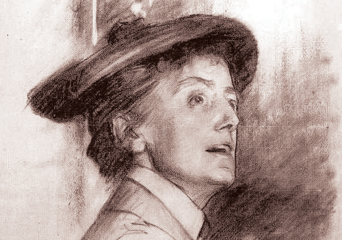Dame Ethel Smyth by John Singer Sargent