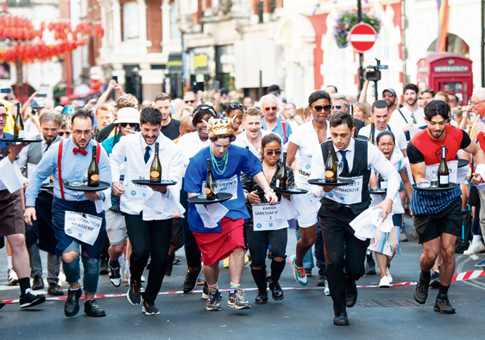 Soho Waiters Race