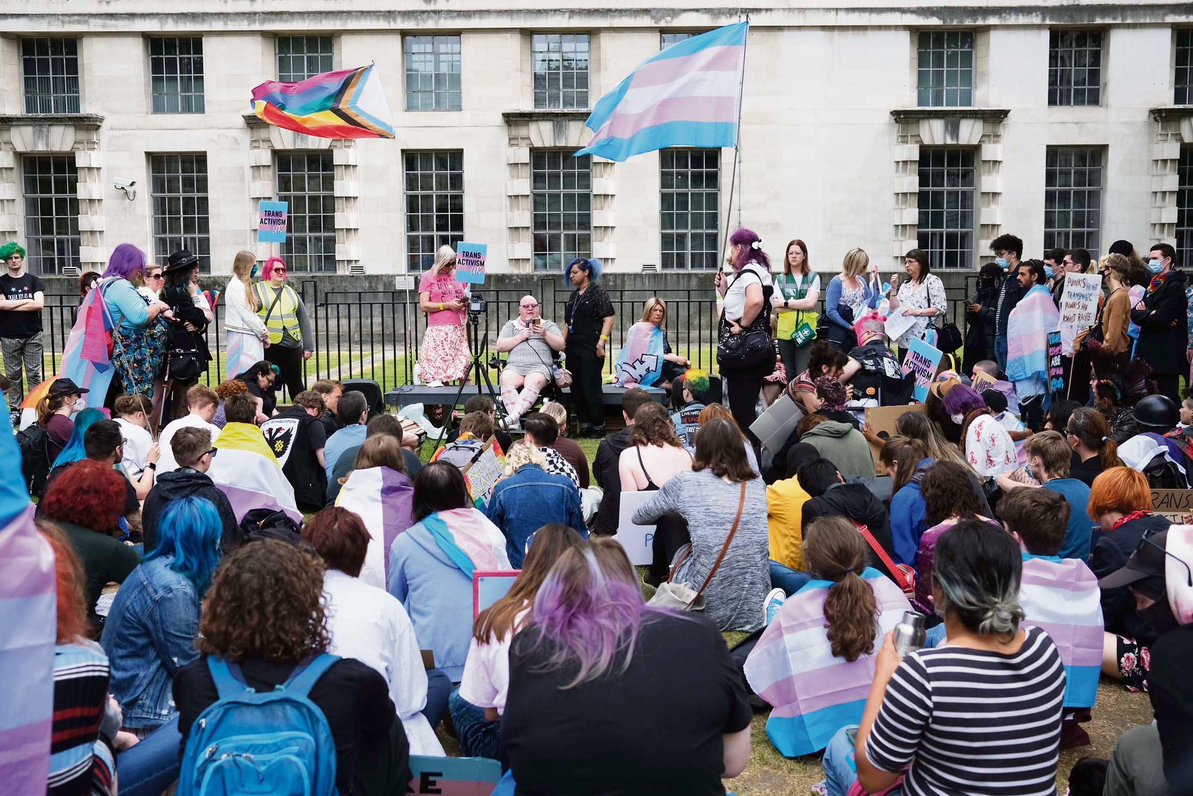 Well done for the coverage of Pride and Not-Safe-To-Be-Me protest trans activism - Not-Safe-To-Be-Me