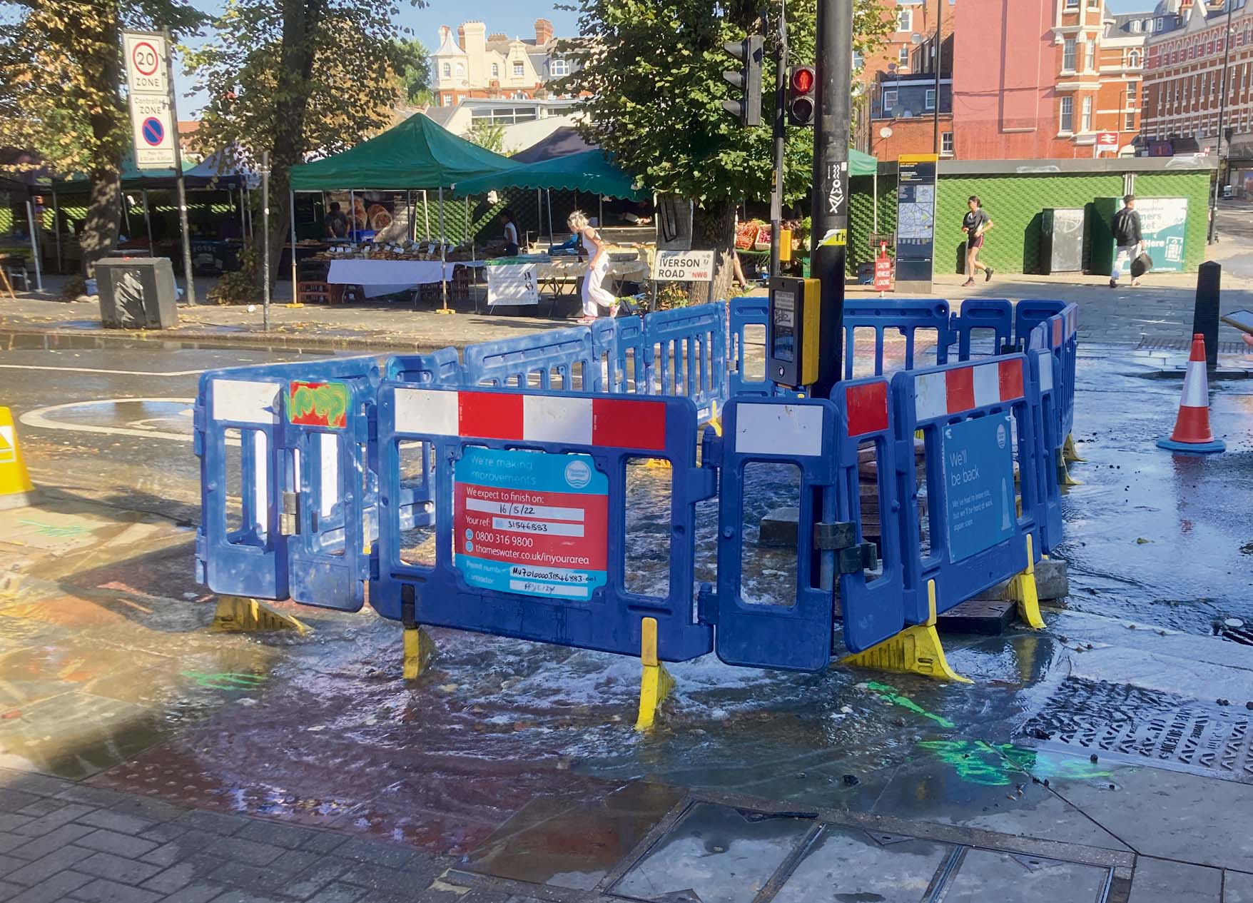 West end lane water leaks - credit Janet Grauberg