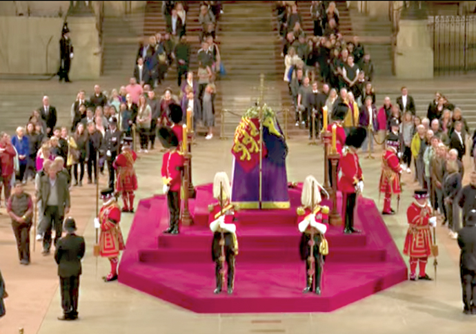 Harrington: It’s the great queue of London Harrington_Queen lying in state