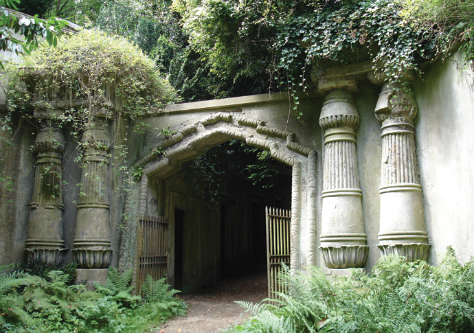 It’s a long story… Egyptian Avenue Highgate Cemetery_Public domain