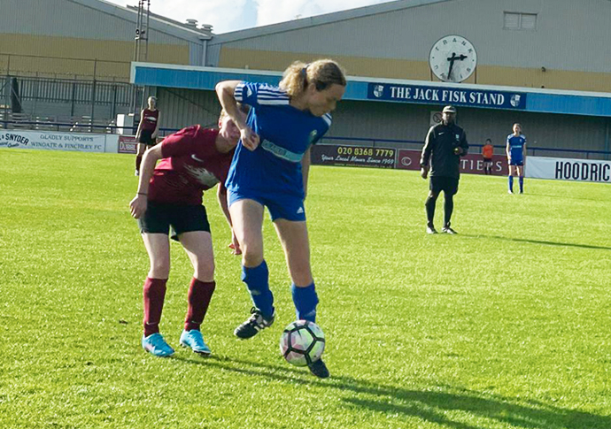 Camden Town Women FC against Comets new