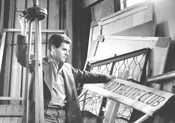 Class act James Roose-Evans at the Three Horseshoes pub in 1959 credit Helen Craig