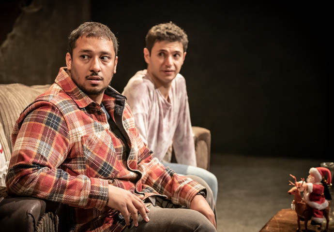 Review: Sons of the Prophet Irfan Shamji & Eric Sirakian in Sons of the Prophet_credit Marc Brenner