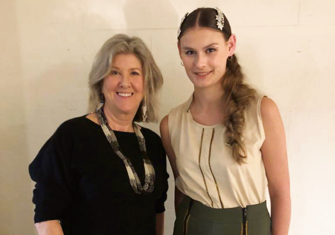 Anne with Lily Mills