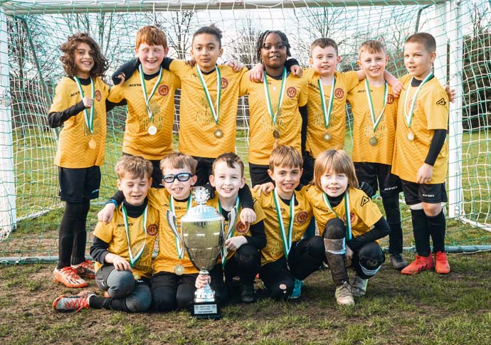 Town seal first trophy in final thriller Kentish Town FC Under-9s