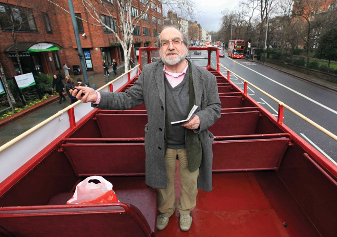 Eric on bus