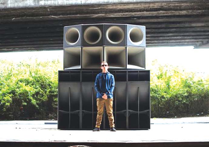 James Harper at Reggae Roast sound system