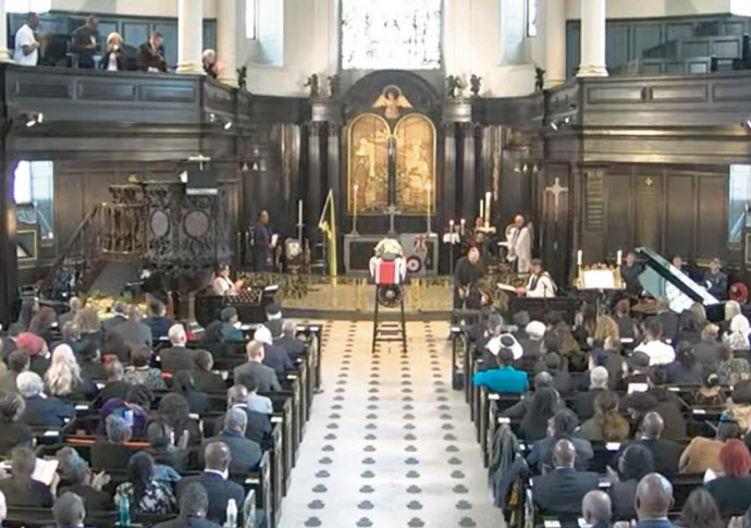 Flight Sergeant Peter Brown 01- funeral 2
