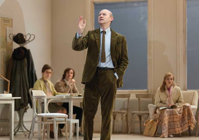 Review: The Motive and the Cue, at Lyttelton National Theatre Mark Gatiss in The Motive and the Cue Photo by Mark Douet
