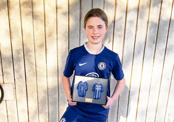 Hat-trick caps a season to remember for ace Scarlett Scarlett Mitchell cutout