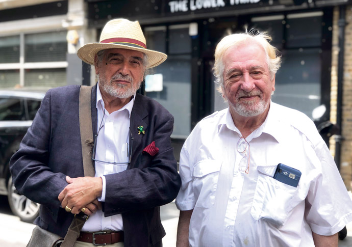 12 Bar founder Andy Preston with business partner Carlo Mattiucc