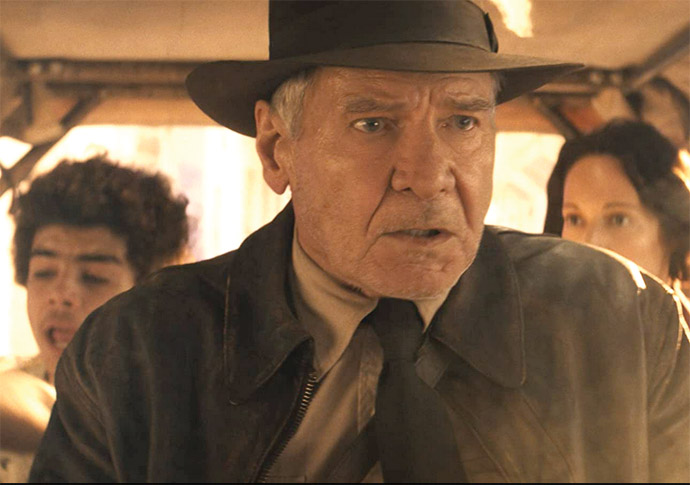 Harrison Ford in Indiana Jones and the Dial of Destiny. Photo Lucasfilm Ltd copy