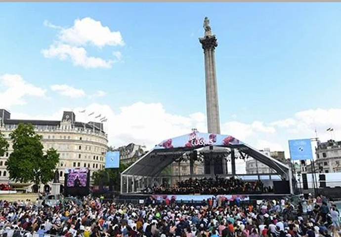 Michael White’s music news: LSO in Trafalgar Square; Opera Holland Park; City Music Foundation; Wrenathon; The Sixteen; Eric Whitacre LSO Concert Trafalgar Square